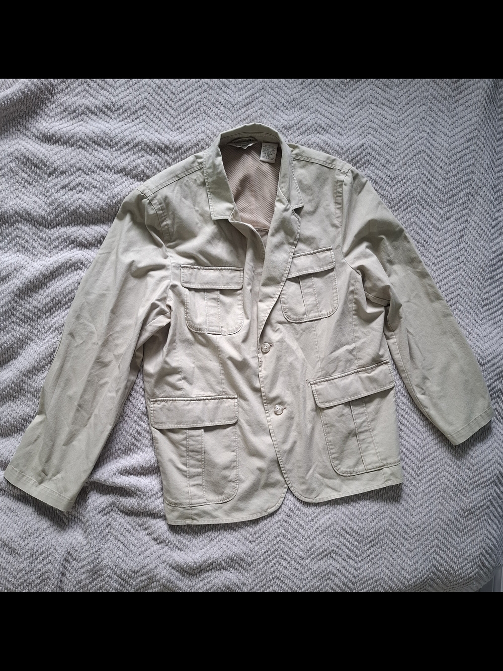 Vintage L.L. Bean Men's Safari / Field Travel Blazer